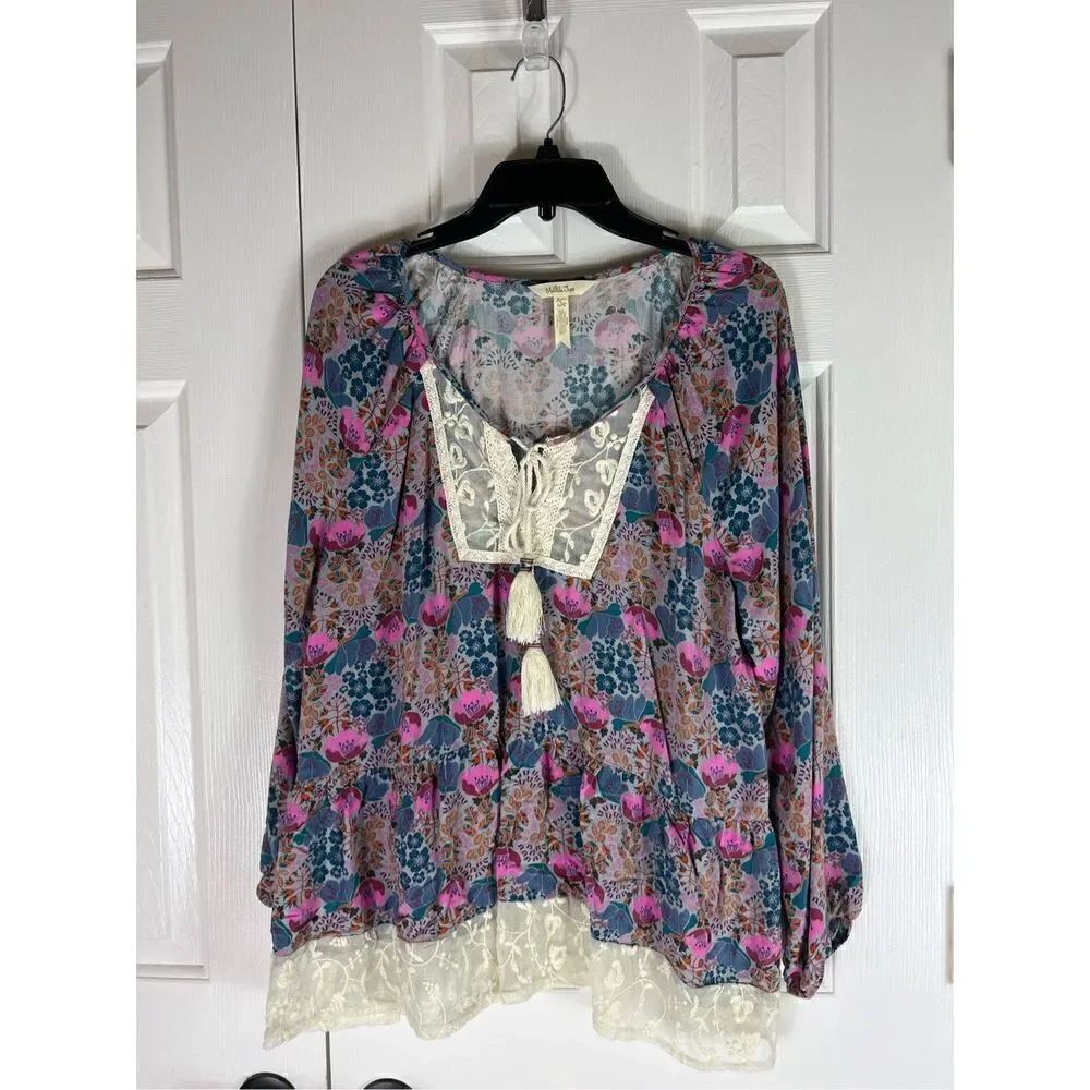 Matilda Jane Womens Blouse Size L